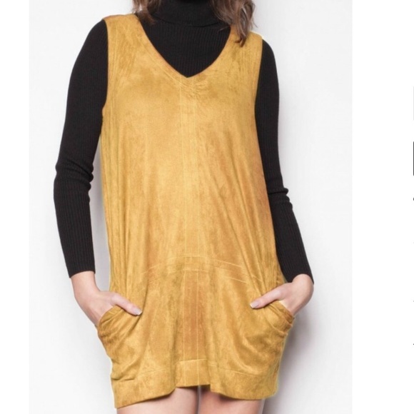 Pink Martini Suede-Style Dress - Picture 5 of 5